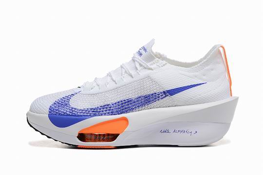 Cheap Nike Alphafly 3 Air Zoom Men's Women's Road Racing Shoes White Blue Orange-07 Cheap Nike Alphafly 3 Air Zoom Men's Women's Road Racing Shoes White Blue Orange-07
